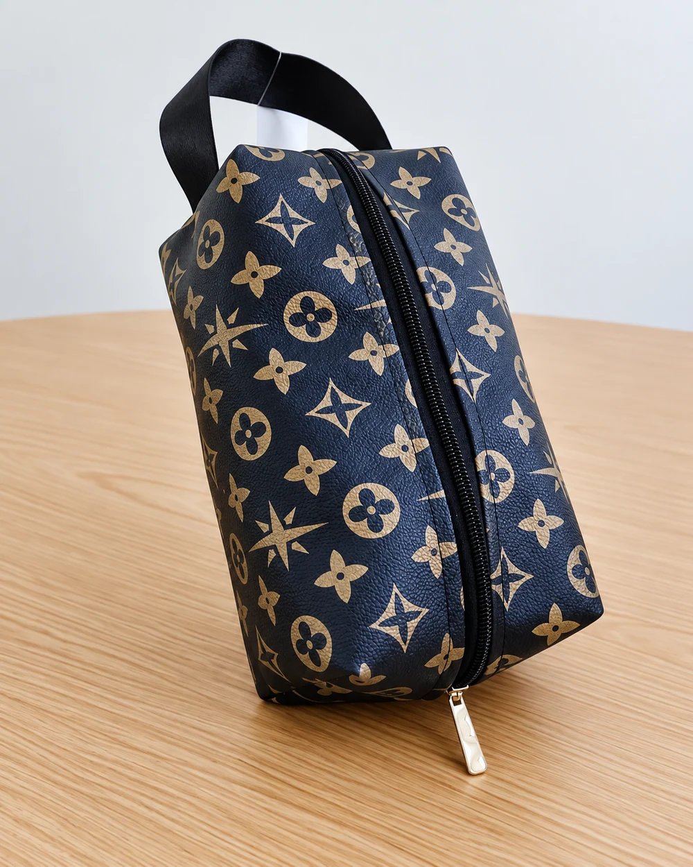 Necessaire escura estampada